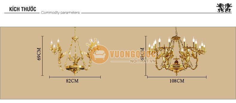 Đèn chùm trang trí những thiên thần abr194-6